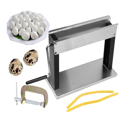 Máy bóc vỏ trứng cút quay tay năng suất 15kg/1h