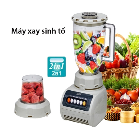 Máy xay sinh tố RAF 350W 2 trong 1 xay sinh tố, rau củ thịt cá đa năng