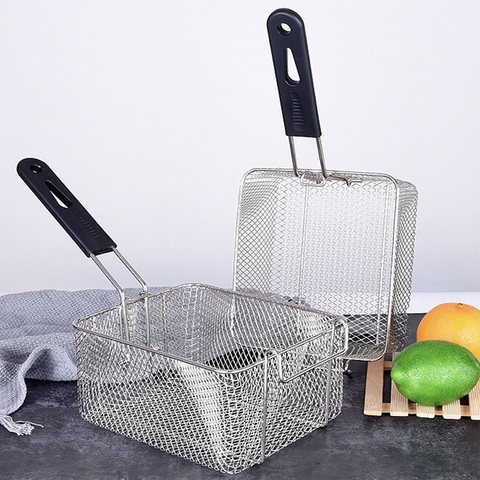 Rổ chiên nhúng điện, vợt chiên DORON chất liệu inox dày dặn chắc chắn