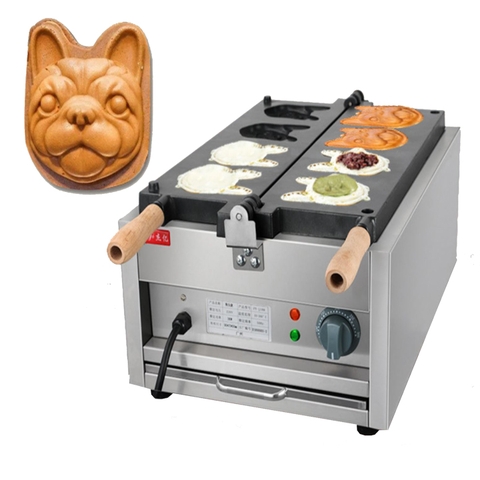 Máy làm mặt chó pug 1600W gia nhiệt kép 2 mặt, chống dính telfon siêu bền