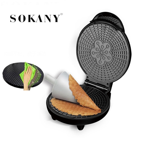 Máy làm vỏ ốc quế SOKANY SK-109 1200W nướng bánh quế đựng kem