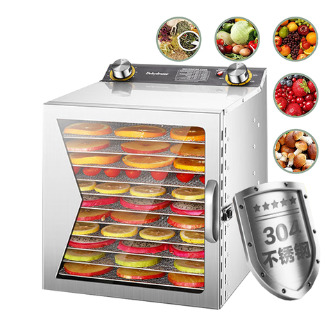 Máy sấy trái cây, sấy thực phẩm DEHYDRATOR 800W 10 tầng sấy khô tiết kiệm điện năng