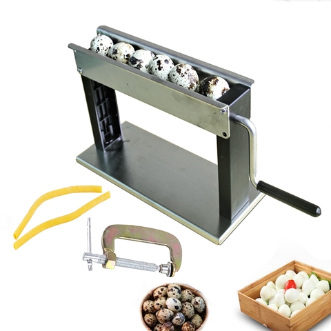 Máy bóc vỏ trứng cút quay tay năng suất 15kg/1h