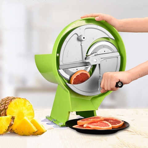 Cắt lát trái cây, rau củ quả đa năng có chỉnh độ dày mỏng 0,8-12mm
