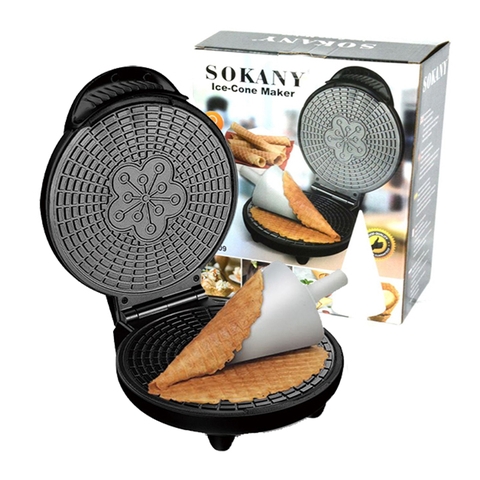 Máy làm vỏ ốc quế SOKANY SK-109 1200W nướng bánh quế đựng kem