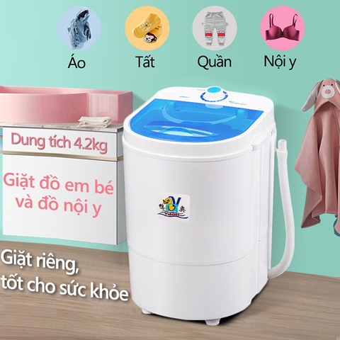 Máy giặt mini bán tự động 4.2Kg phù hợp cho gia đình và sinh viên