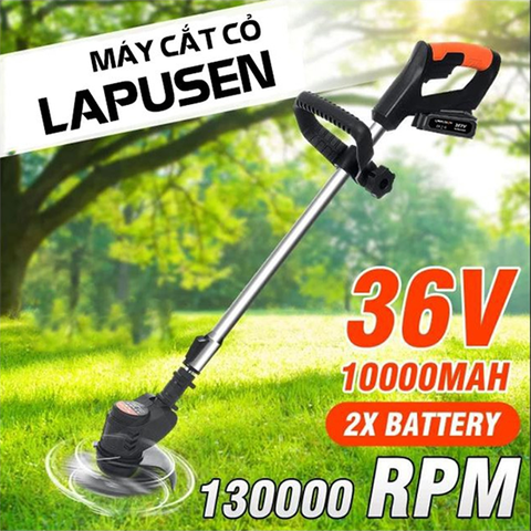 Máy cắt cỏ cầm tay LAPUSEN không dây (tặng kèm 1 pin + 8 lưỡi)