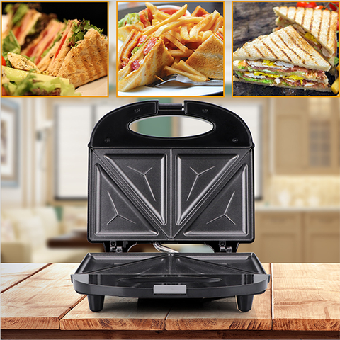 Máy nướng bánh mì sandwich HAEGER RAF 750W làm bánh hotdog waffle