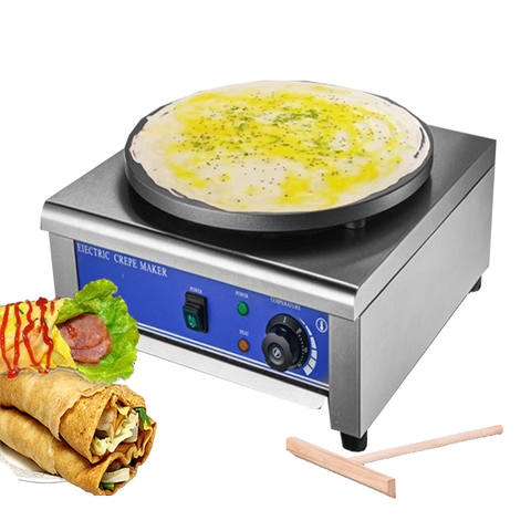 Máy làm bánh kếp thái, máy làm bánh crepe dùng điện