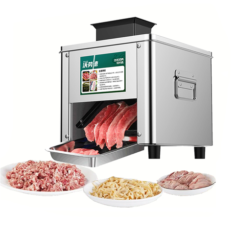 Máy thái thịt công nghiệp 850W chất liệu inox không gỉ Lưỡi 3.5MM