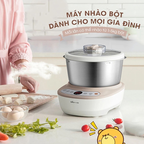 Máy nhồi trộn bột tự động BEAR HMJ-A50B1 (5L) chính hãng giá tốt
