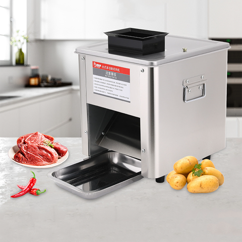 Máy thái lát thịt, máy xắt thịt 850W xắt hạt lựu, thái thịt, tai heo, bì lợn lưỡi 2.5MM