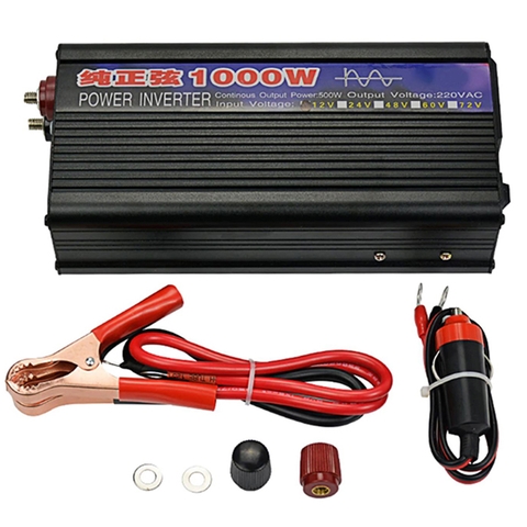Bộ kích điện sin chuẩn 1000W inverter đổi nguồn 24V lên 220V