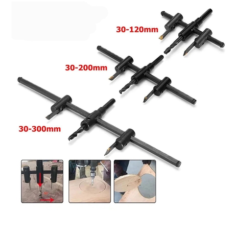 Mãi khoan khoét lỗ 30 - 200 mm chuyên khoét lỗ tròn gỗ, thạch cao