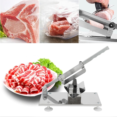 Dụng cụ thái thịt đa năng, máy thái thịt đông lạnh chất lượng cao inox bền đẹp