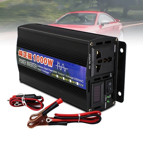 BỘ KÍCH ĐIỆN INVERTER 48V - 220V - 1000W  SIN CHUẨN
