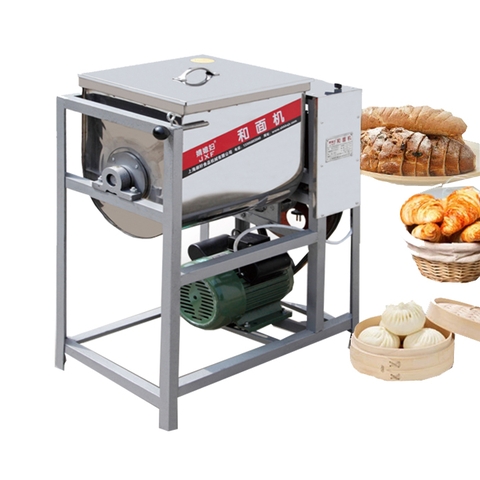Máy trộn bột cửa ngang, máy nhào trộn thực phẩm công suất cao 2200W 12kg bột/mẻ