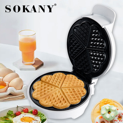 Máy làm bánh kẹp tàn ong SOKANY/1000W nướng bánh waffle gia đình