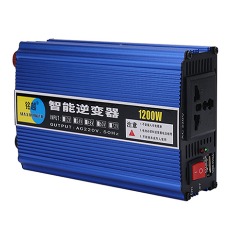 Bộ đổi nguồn kích điện 24V lên 220V công suất 1200W Inverter