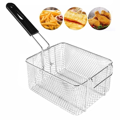 Rổ bếp chiên nhúng điện, vợt bếp chiên 6L chiên gà rán, khoai tây