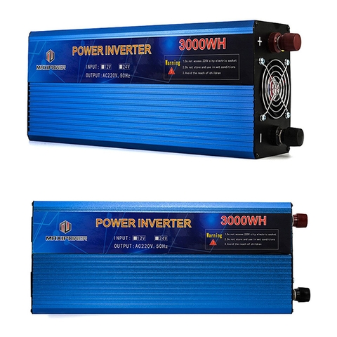 Bộ kích điện inverter 3000W Maxipower đổi nguồn 24V lên 220V