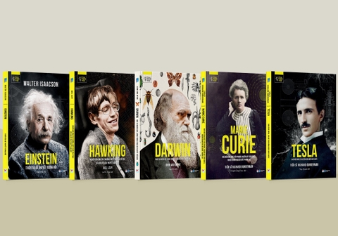 Bộ sách đặc biệt về 5 nhà khoa học nổi tiếng thế giới