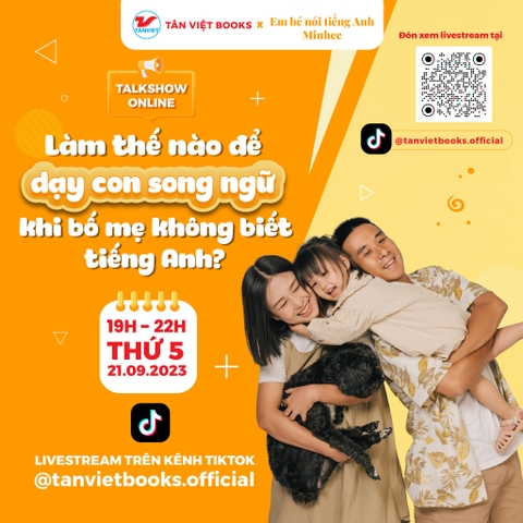[Recap] Talkshow online Tân Việt Books và Em bé nói tiếng Anh MinHee