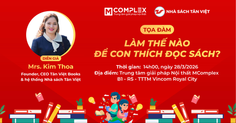 Chương trình miễn phí: Làm thế nào để con thích đọc sách? - Diễn giả: CEO Kim Thoa