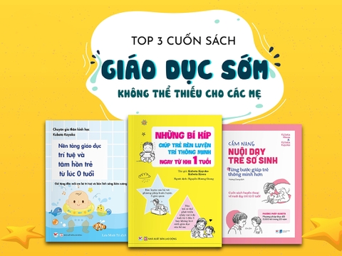 Bộ sách nuôi dạy con từ 0 tuổi của vợ chồng chuyên gia thần kinh học Kubota