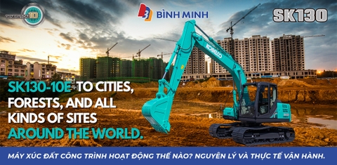 Máy Xúc Đất Công Trình Hoạt Động Thế Nào? Cấu Tạo & Nguyên Lý