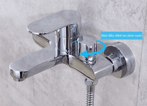 Cần đk sen tắm 7 (nóng lạnh, có núm chỉnh lực nước) Hợp kim - Siêu cấp ITALIA