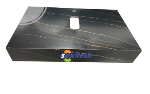 BDH8471_BÀN đá Hộp, Không phào, Chống xước, 50x80cm, màu đen