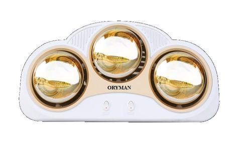 Đèn sưởi nhà tắm 3 bóng treo tường Oryman_ORM003