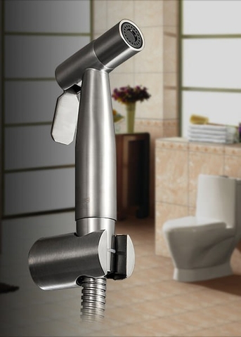 Bộ xịt 4 (đầu + dây + giá đỡ) SUS304 - Hàng Cao cấp ITALIA