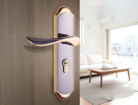 Khóa cửa tay nắm ngang Cobe (nổi tiếng) Phong cách Tân cổ điển CX50 - Hàng nhập khẩu chất lượng cao