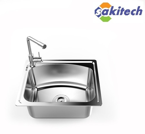 DAP2101_Chậu rửa bát Inox công nghệ dập,  1 hố, KT: 42-37