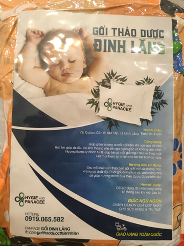 Gối Đinh Lăng Cho Bé Hygie & Panacee