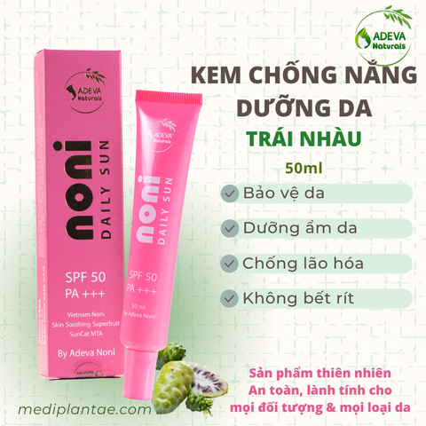 Kem Chống Nắng Dưỡng Da Trái Nhàu Adeva - Noni Daily Sun 50ml