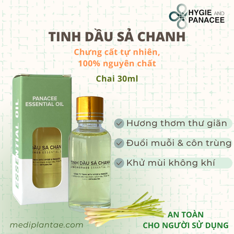 Tinh dầu Sả Chanh thiên nhiên nguyên chất 30ml