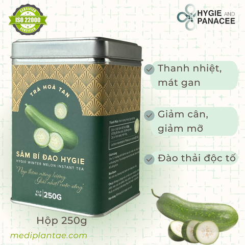 Trà Sâm Bí Đao Hòa Tan Hygie & Panacee Hộp 250g