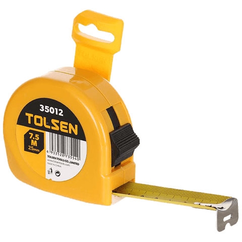 Thước Cuộn dây thép Tolsen 35012 7.5m