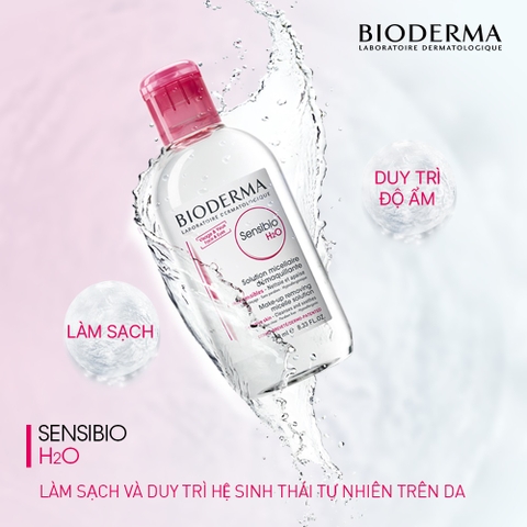 Nước Tẩy Trang Bioderma Dành Cho Da Nhạy Cảm 100ml Sensibio H2O