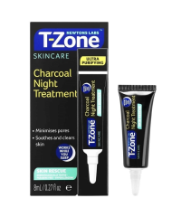 Gel trị thâm ban đêm than hoạt tính T-zone Skincare Charcoal Night Treatment 8ml – Se khít lỗ chân lông