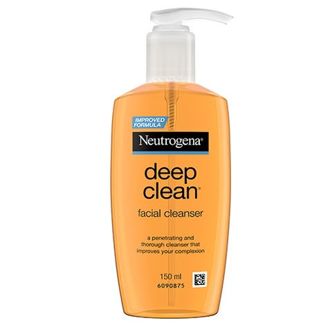 Sữa Rửa Mặt Neutrogena Làm Sạch Sâu Dạng Gel 150ml Facial Cleanser Deep Clean