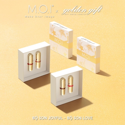 Set Son Thỏi M.O.I Mini Golden Gift #2.2 Joyful Mini Golden Gift #2.2 Joyful (Joyful + Lucky)