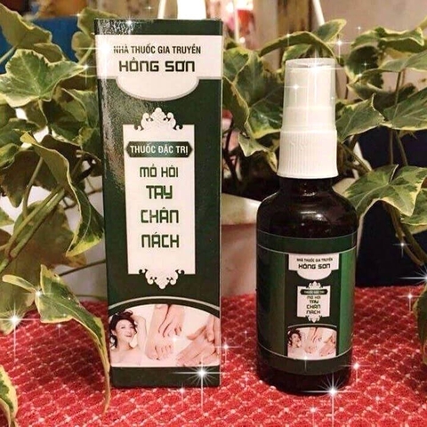 Thuốc đặc trị mồ hôi tay chân nách Hồng Sơn lọ 50ml