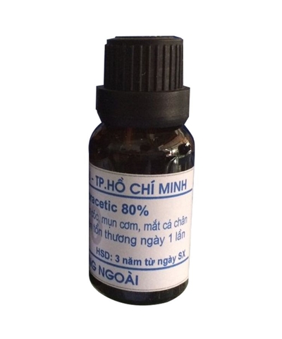 Trị Mụn Cóc Acid Trichloracetic 80%