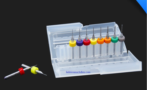 Hộp mũi khoan mạch in PCB 0.2 đến 1.2mm