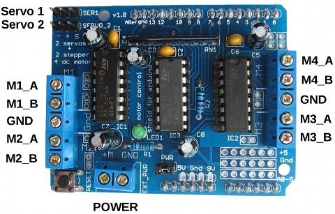 Arduino Motor Shield L293D