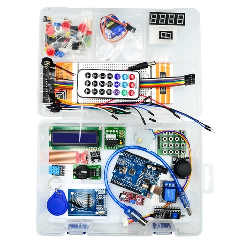 Bộ Kit học tập Arduino Uno R3 + RFID + IoT (Full) - Nâng cao mới nhất